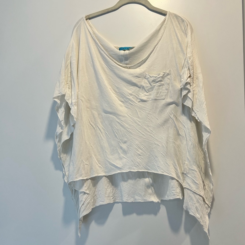 alice + olivia White Cotton Top
